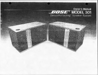 Bose 301 - Owners Guide-2 